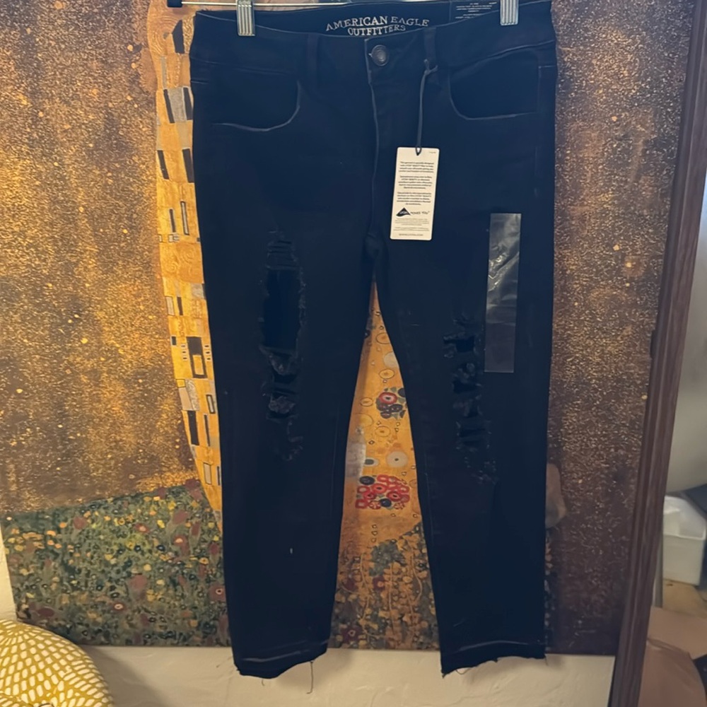 American eagle low rise crop nwt